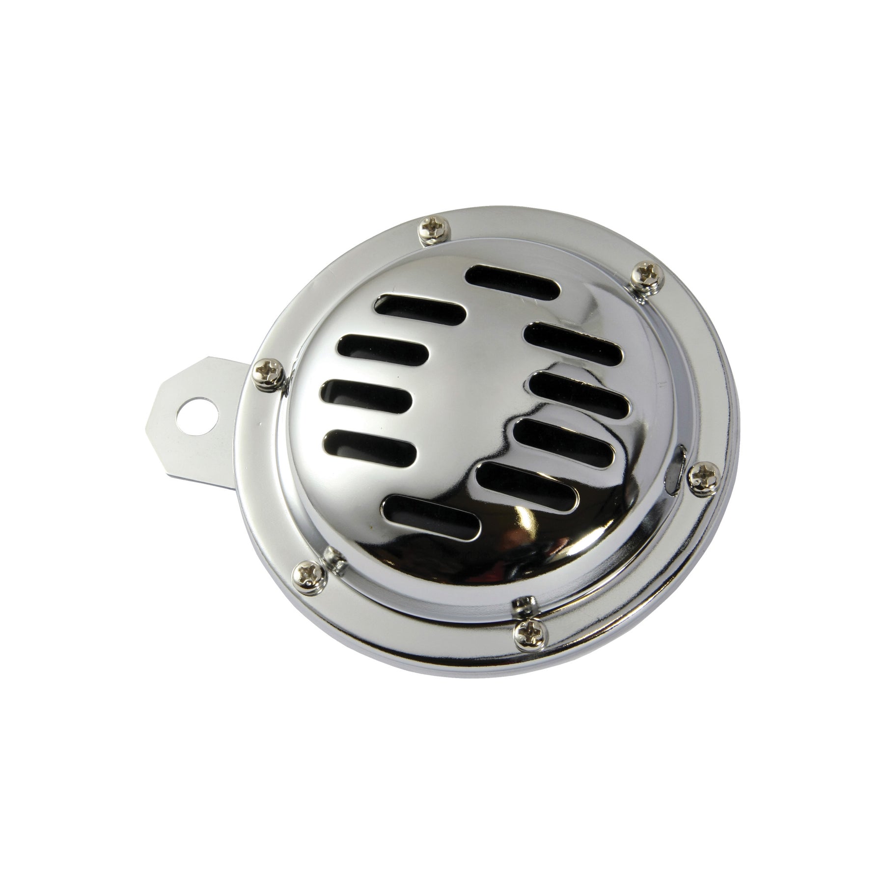 Universal 110dB Motorcycle Slitted Chrome Horn 12V Loud