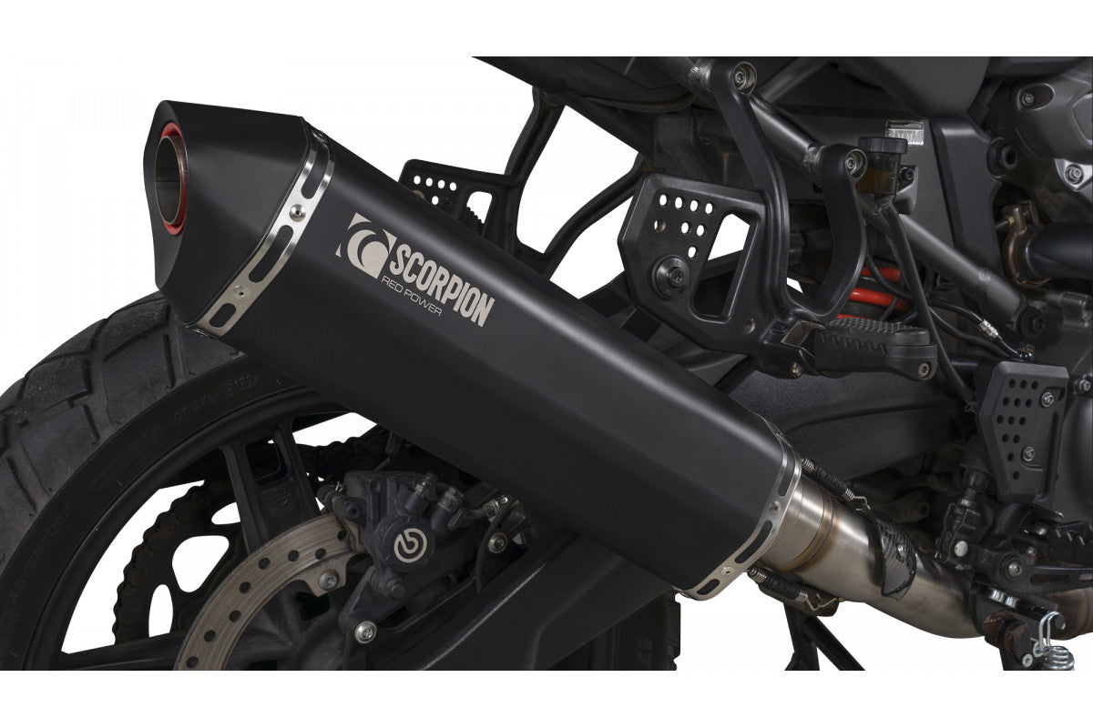 Harley Davidson Pan America 1250 (2021–2025) Scorpion Exhaust Serket Slip-On – Ceramic Black