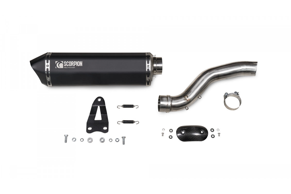 Harley Davidson Pan America 1250 (2021–2025) Scorpion Exhaust Serket Slip-On – Ceramic Black
