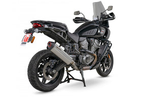 Harley Davidson Pan America 1250 (2021–2025) Scorpion Exhaust Serket Slip-On – Brushed Stainless