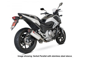Honda NC 700 S/X (2012–2013) Scorpion Exhaust Serket Parallel Slip-on - Titanium