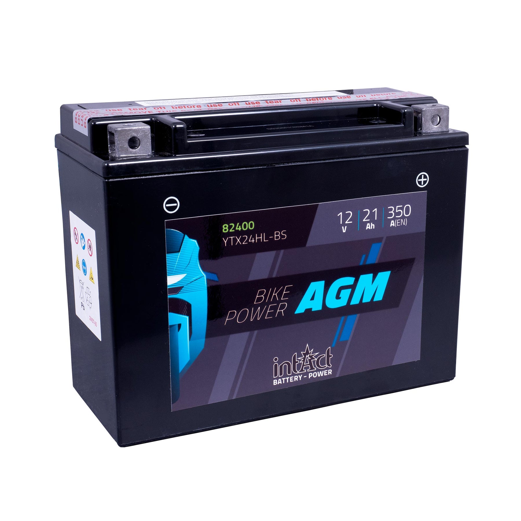 intAct YTX24HL-BS AGM Maintenance Free Motorcycle Bike-Power Battery