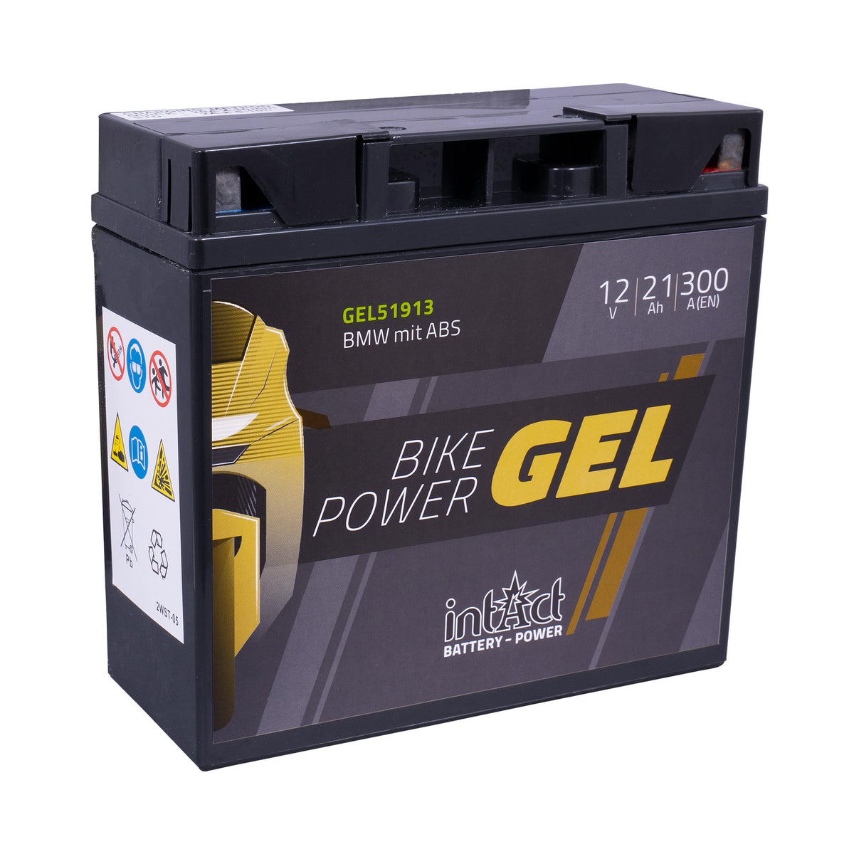 intAct 51913 Gel Motorcycle Bike-Power Battery