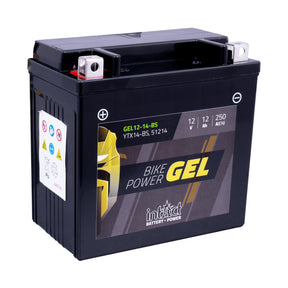 intAct YTX14-BS Gel Motorcycle Bike-Power Battery