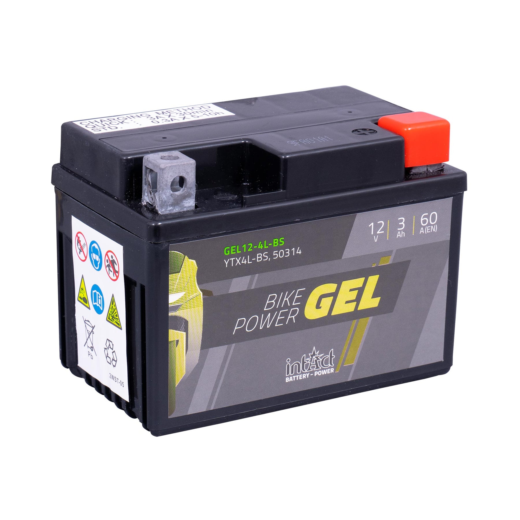 intAct YTX4L-BS Gel Motorcycle Bike-Power Battery