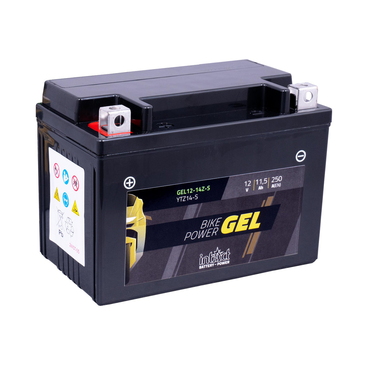 intAct YTZ14-S Gel Motorcycle Bike-Power Battery