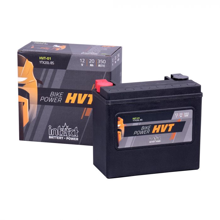 intAct YTX20L-BS Sealed Activated HVT Motorcycle Bike-Power Battery