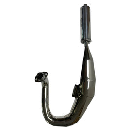 Vespa PX200 P200 Sterling Expansion Performance Exhaust - Left Hand - Stainless Steel