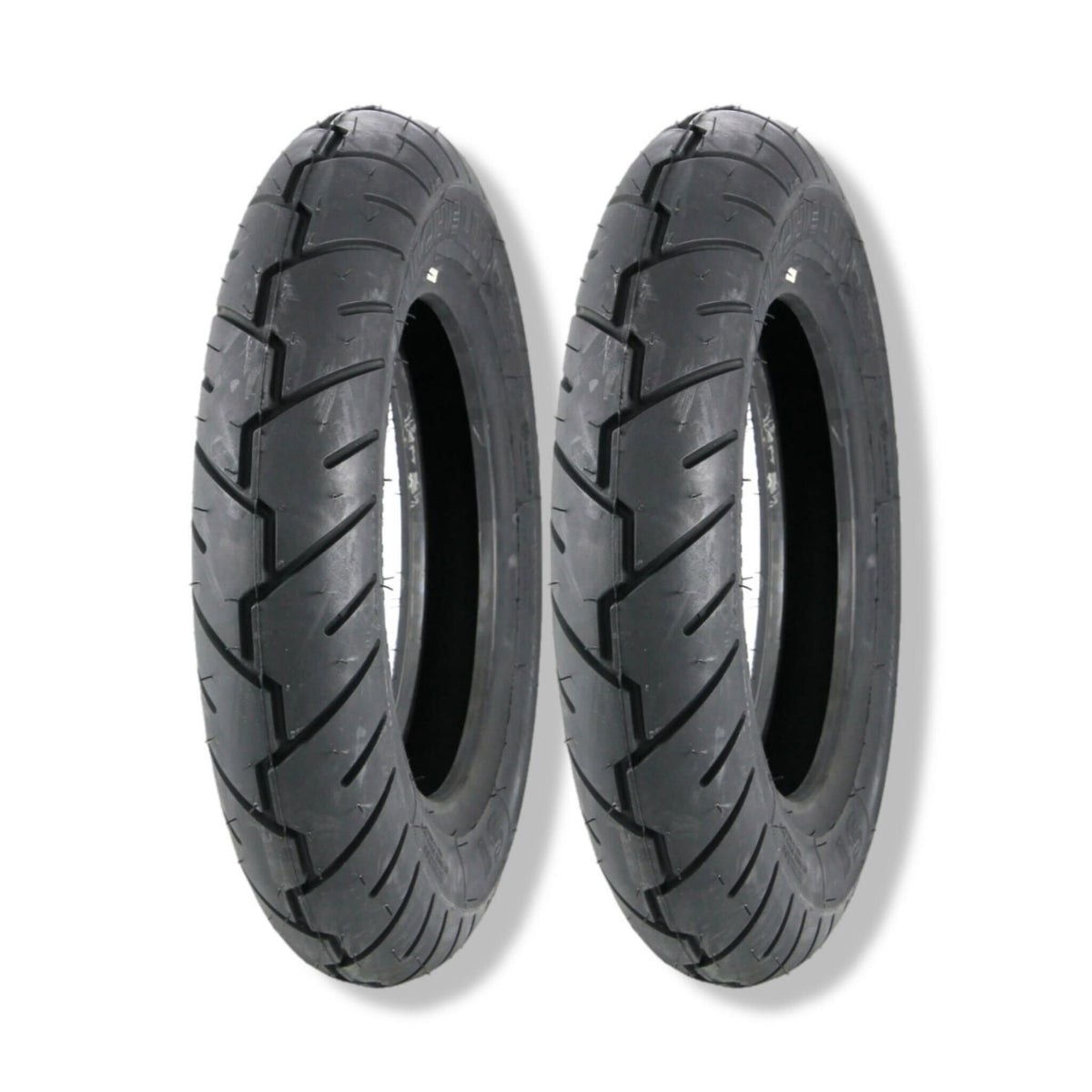 Michelin S1 300 X 10 50J TL/TT Vespa Lambretta Scooter Tyre Tubed/Tubeless - 2 Tyre Bundle