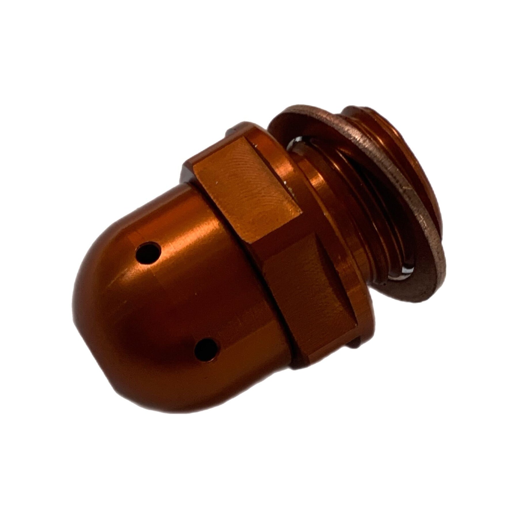 Lambretta S1-3 Li GP SX TV J Lui CNC Oil Drain & Oil Breather Plug Bundle - Orange - Casa Performance