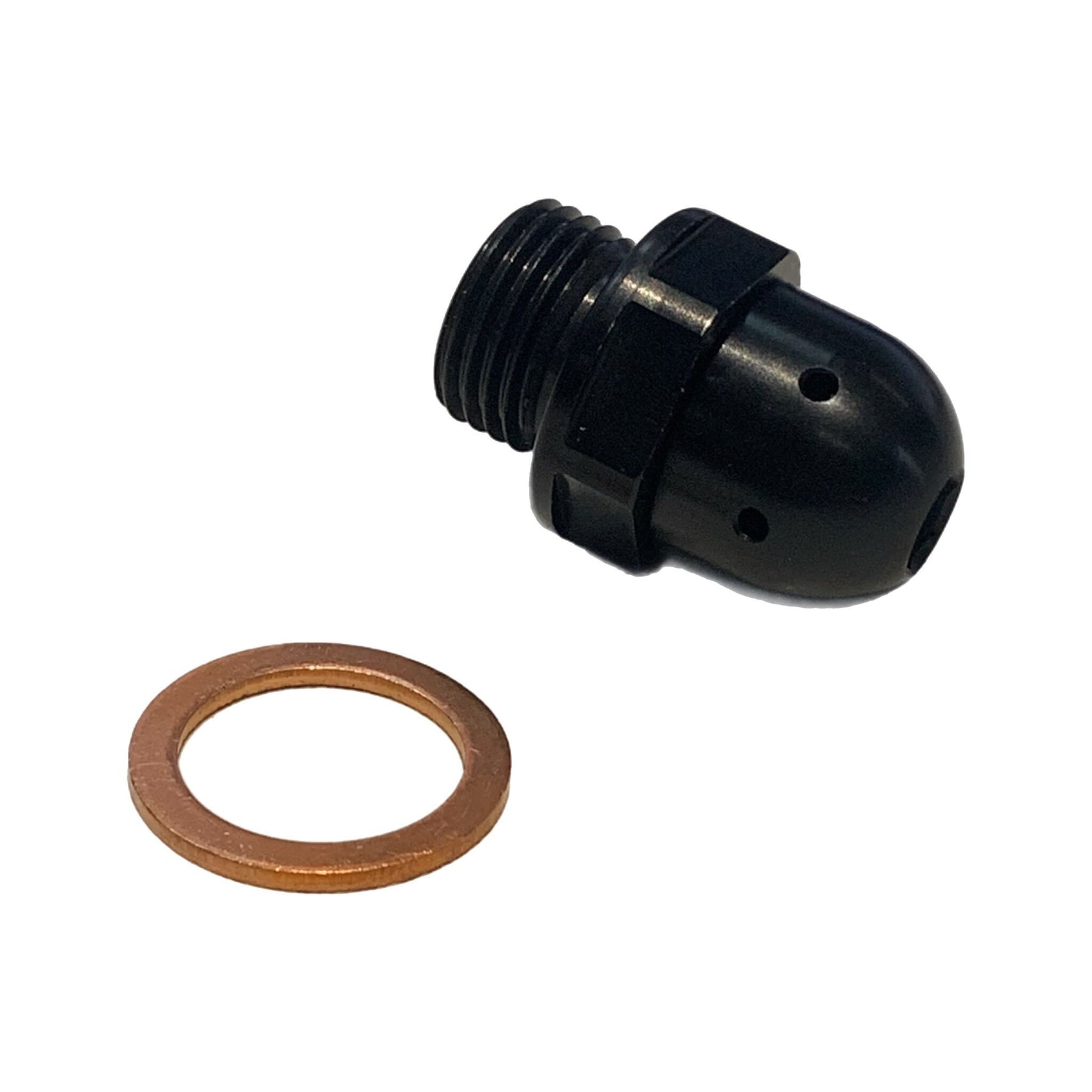 Lambretta S1-3 Li GP SX TV J Lui CNC Oil Drain & Oil Breather Plug Bundle - Black - Casa Performance