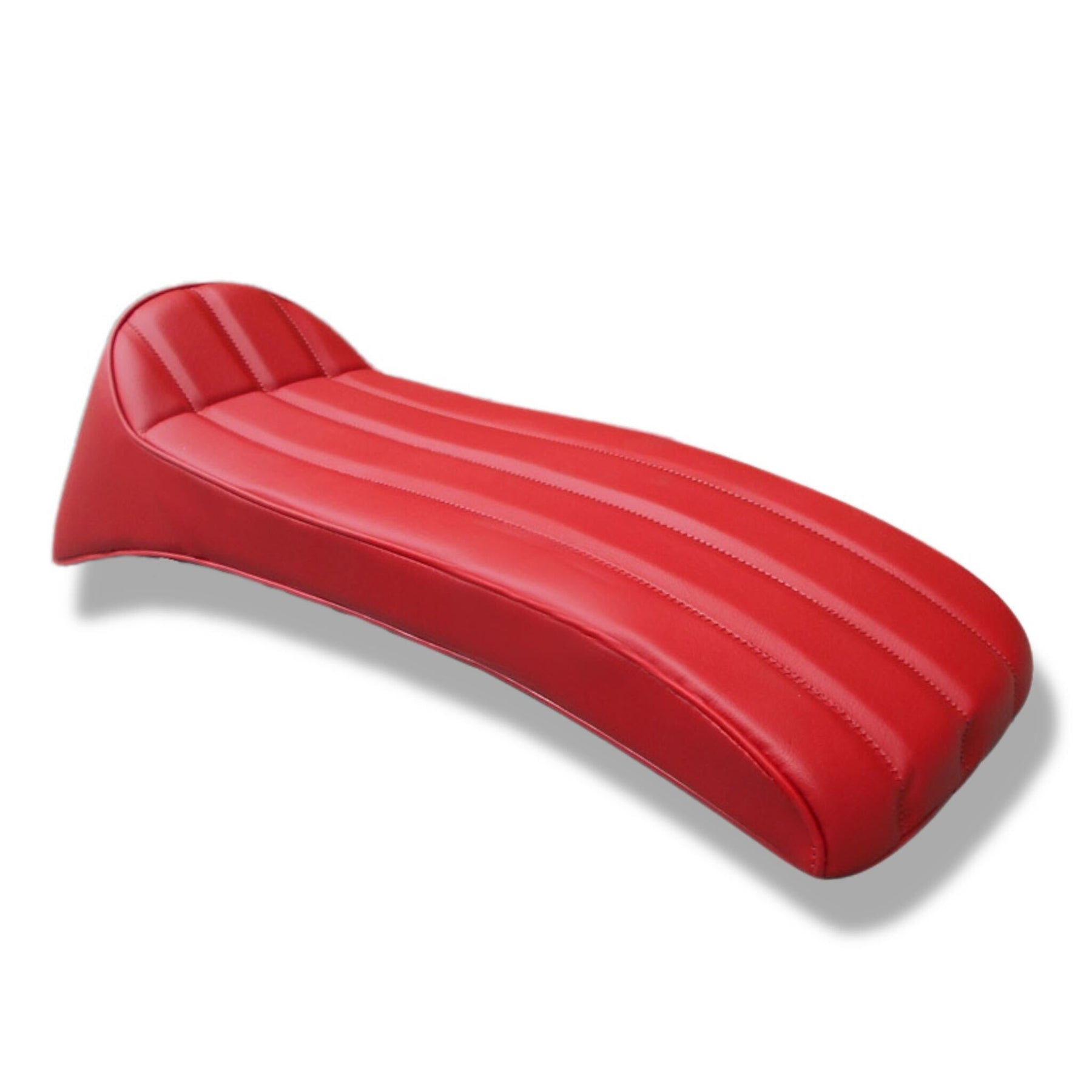 Lambretta Series 1 2 3 Ancillotti Extra Long Slope Back Gori Style Seat - Oxblood Red - No Logo