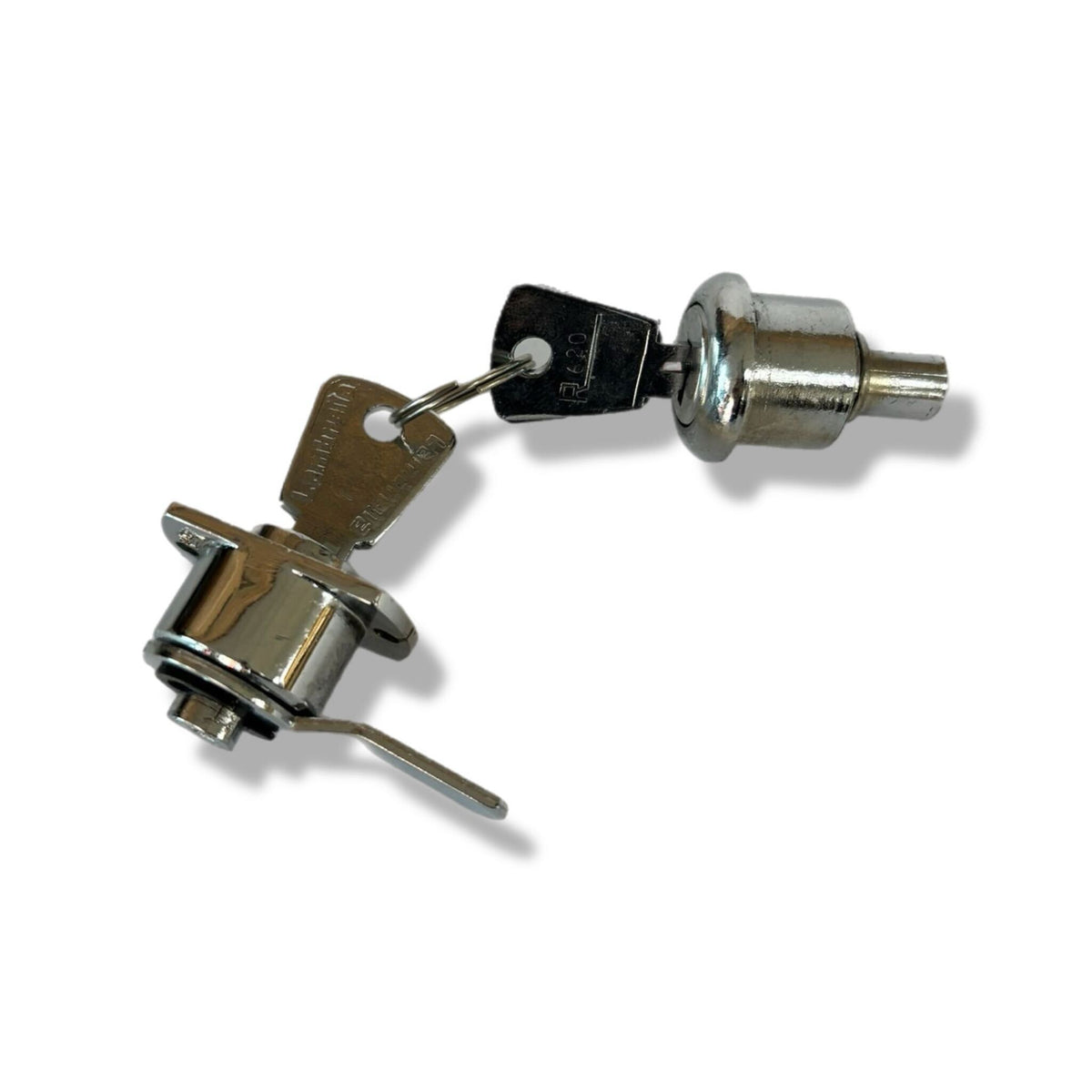 Lambretta Series 2 Li TV Tool Box Lock and Steering Lock Set