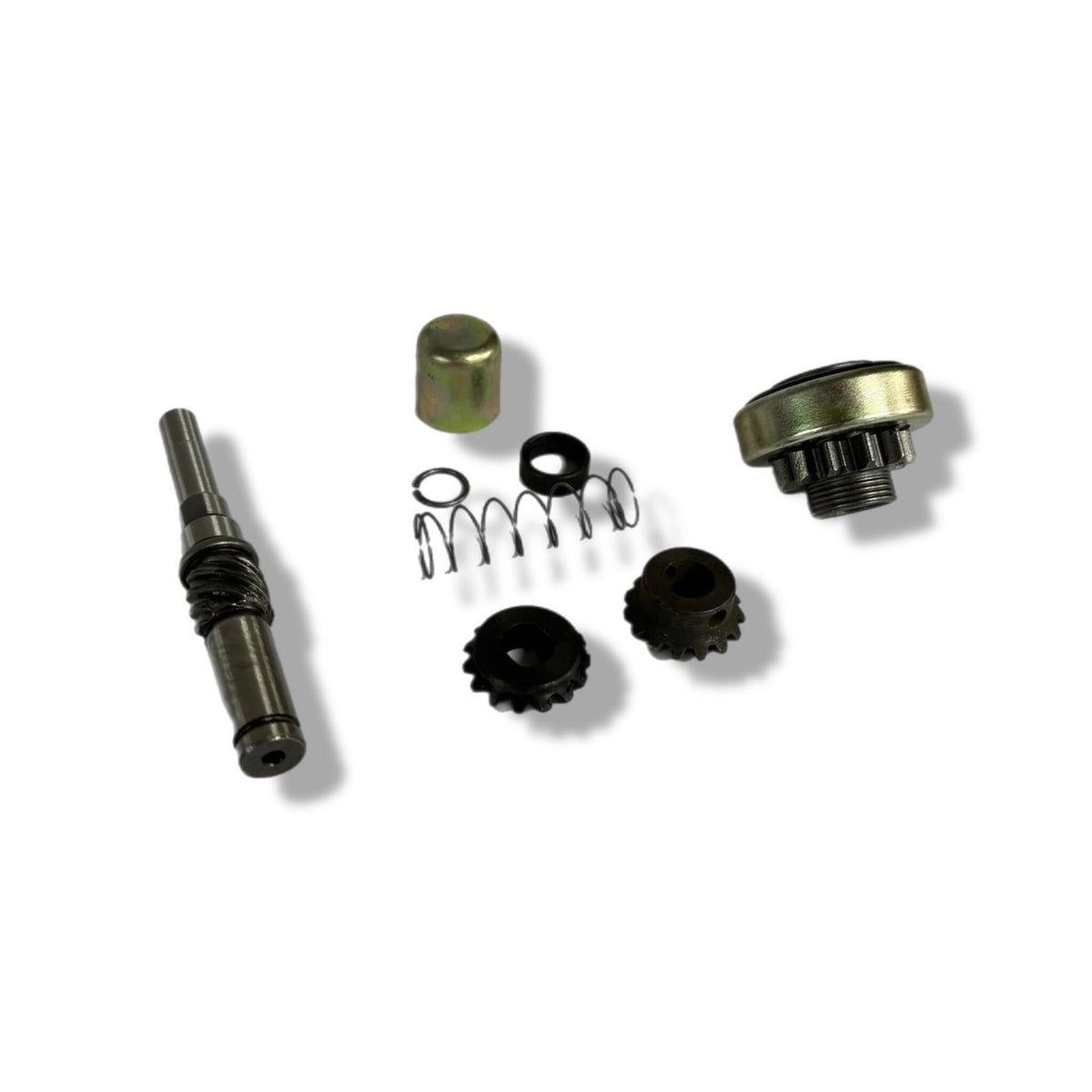 Vespa PX 125-200 LML 2T 4T Starter Motor Repair Kit with Bendix Throwout & Shaft