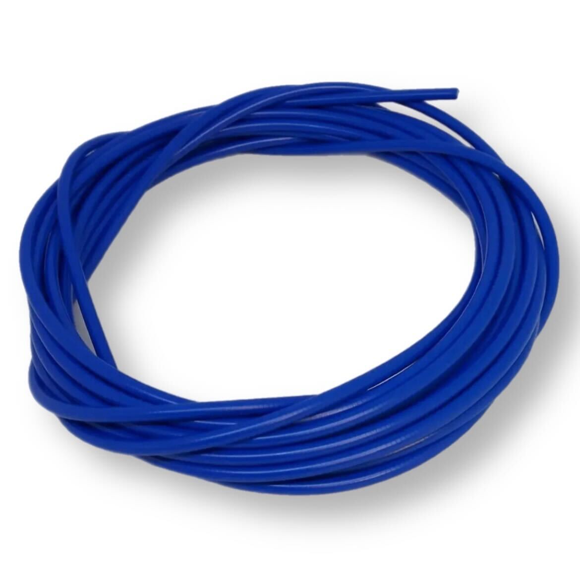 Scooter Motorbike Bike Teflon Lined Cable Outer 5mm Blue - Sold Per Metre