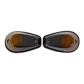 Bike It Original Fairing Motorcycle Indicators Black Smoked Lens