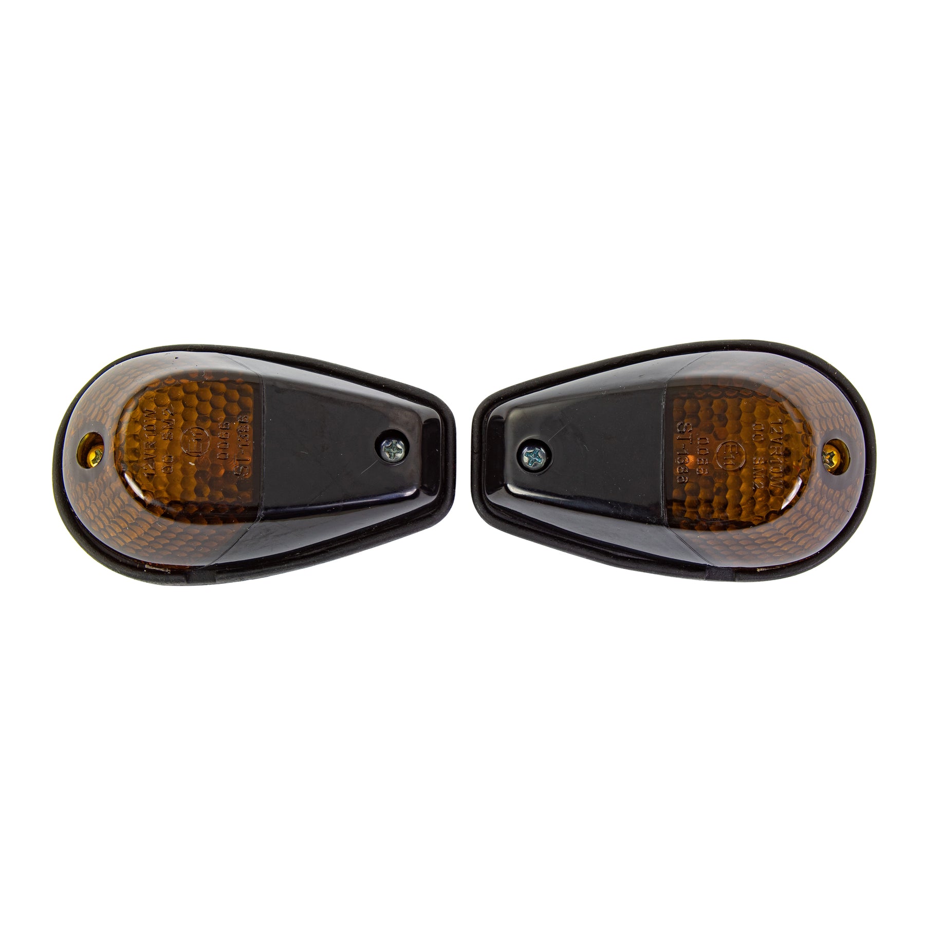 Bike It Original Fairing Motorcycle Indicators Black Smoked Lens