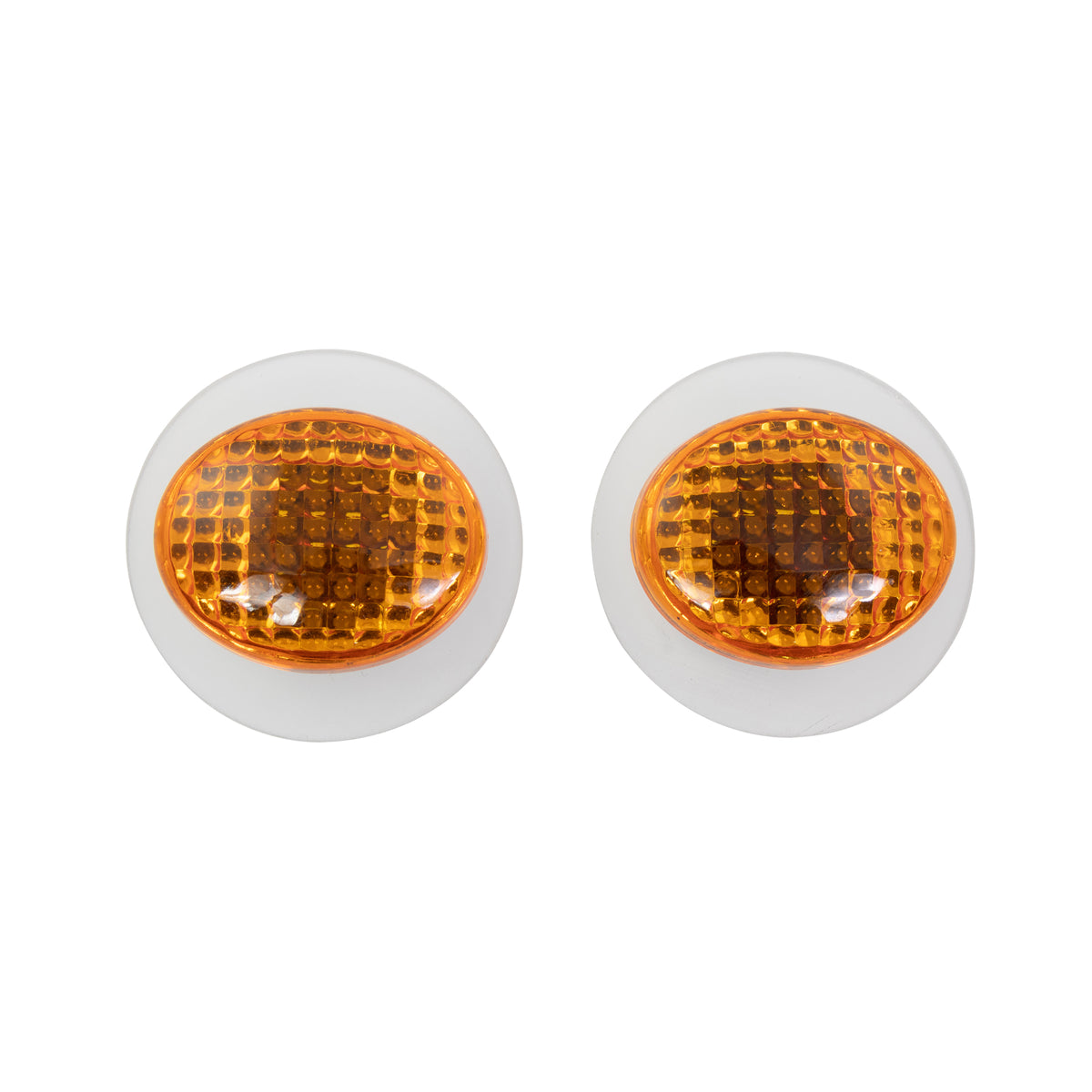 Bike It Micro Slim Fairing Motorcycle Indicators Amber Lens
