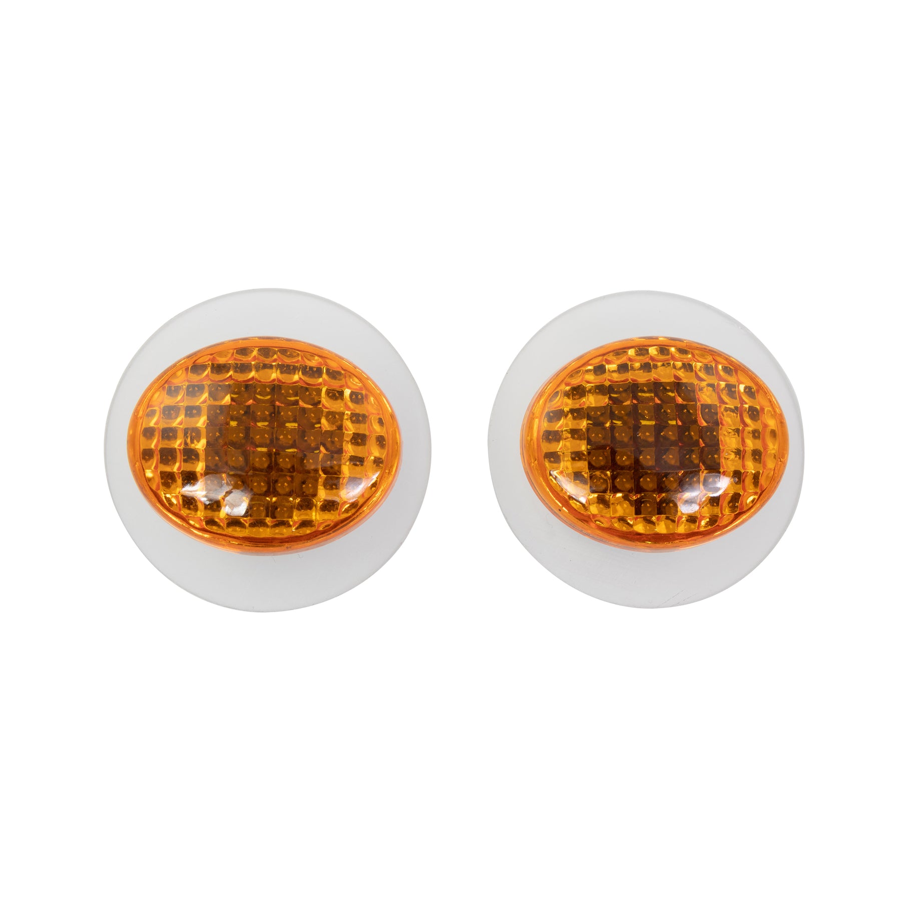 Bike It Micro Slim Fairing Motorcycle Indicators Amber Lens
