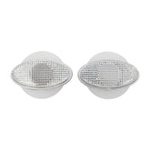 Bike It Oval Slim Fairing Motorcycle Indicators Clear Lens - Beedspeed