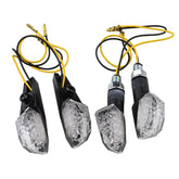 Bike It LED Apex Indicator Kit 10mm Front & Rear Plates ST211 Short Black