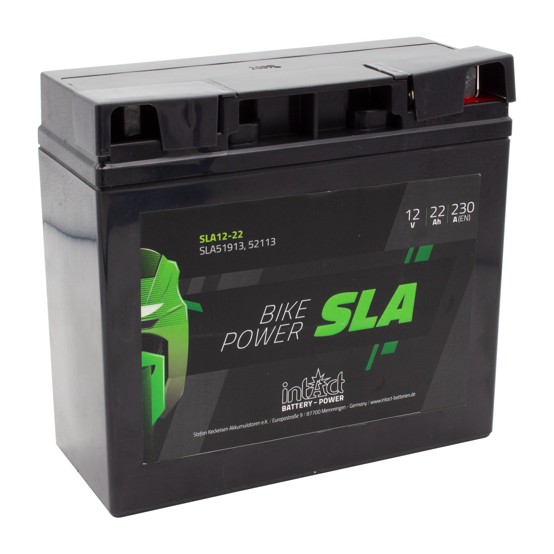 intAct SLA51913 Sealed Activated SLA Motorcycle Bike-Power Battery