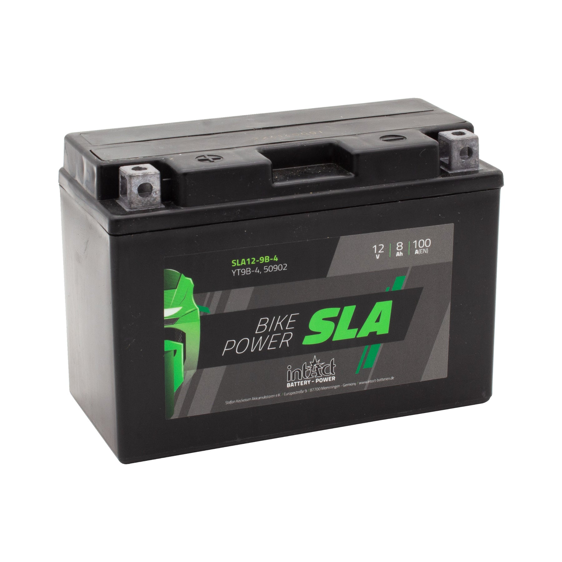intAct YT9B-4 Sealed Activated SLA Motorcycle Bike-Power Battery - Beedspeed