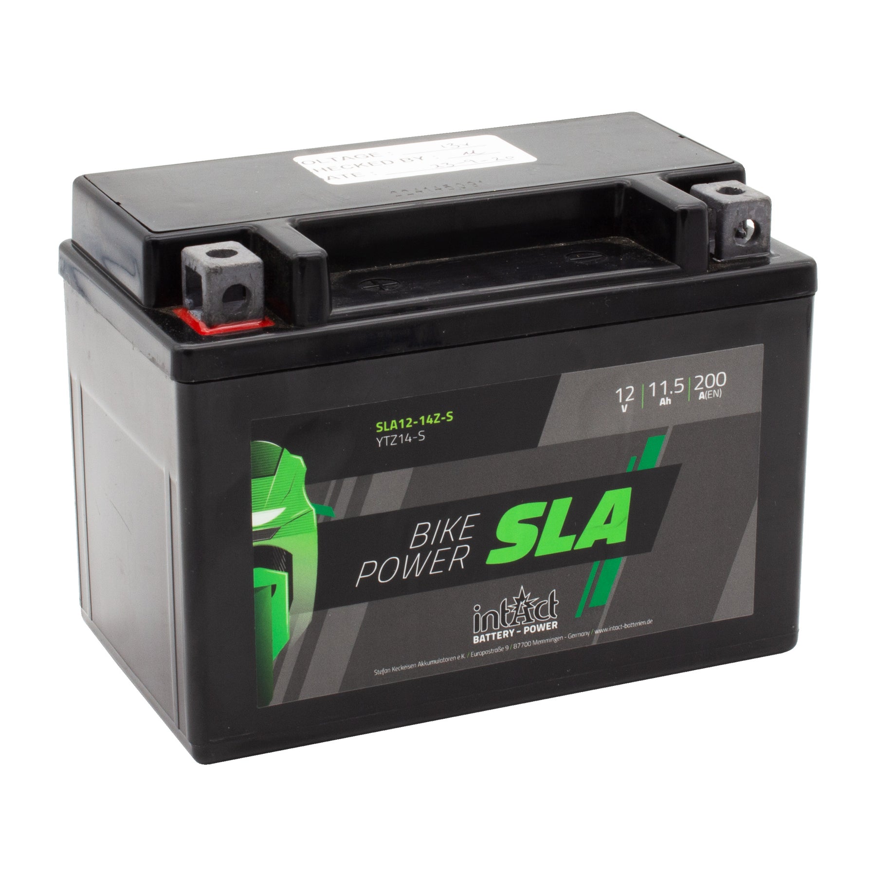 intAct YTZ14-S Sealed Activated SLA Motorcycle Bike-Power Battery - Beedspeed