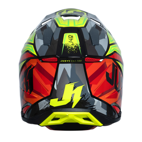 Just1 J40 Motocross Helmet Shooter Camo Red Black
