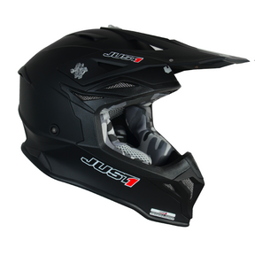 Just1 J39 Motocross Helmet Solid Black Matt