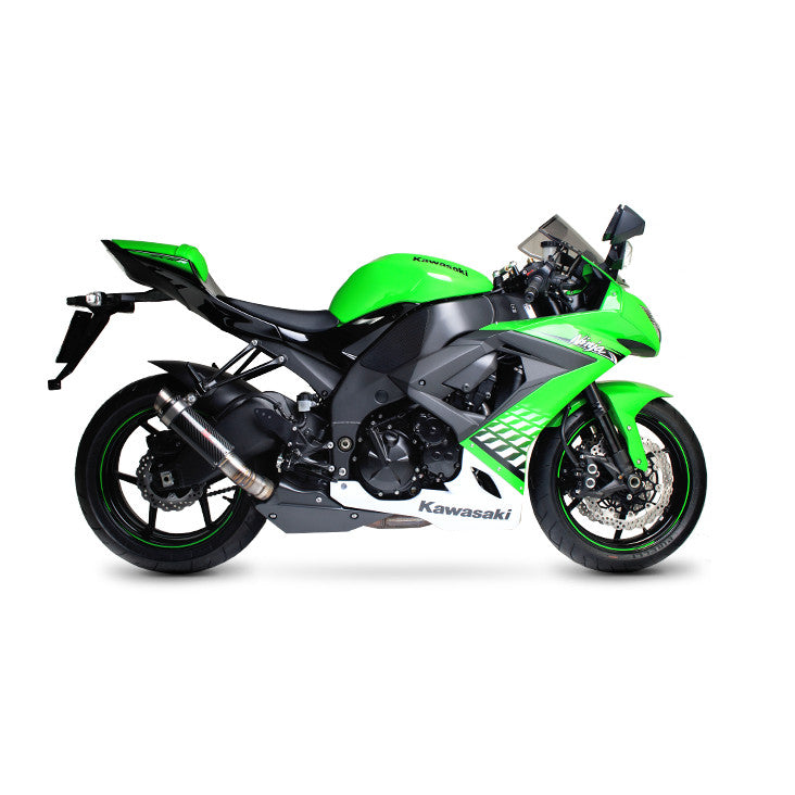 Kawasaki Ninja ZX-10R (2008–2010) Scorpion Exhaust RP-1 GP Slip-on - Carbon Fibre