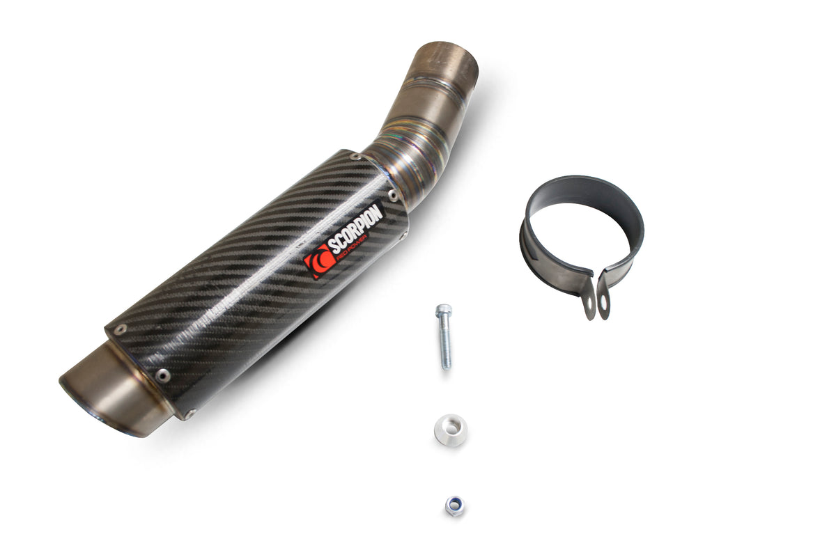Kawasaki Ninja ZX-6R 636 (2013–2018) Scorpion Exhaust RP-1 GP Slip-on - Carbon Fibre