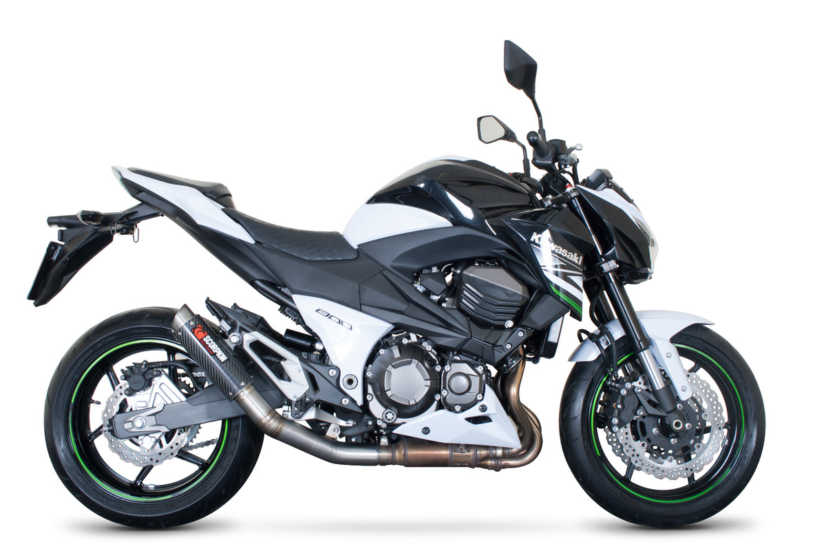 Kawasaki Z 800 (2013–2016) Scorpion Exhaust RP-1 GP Slip-on - Carbon Fibre