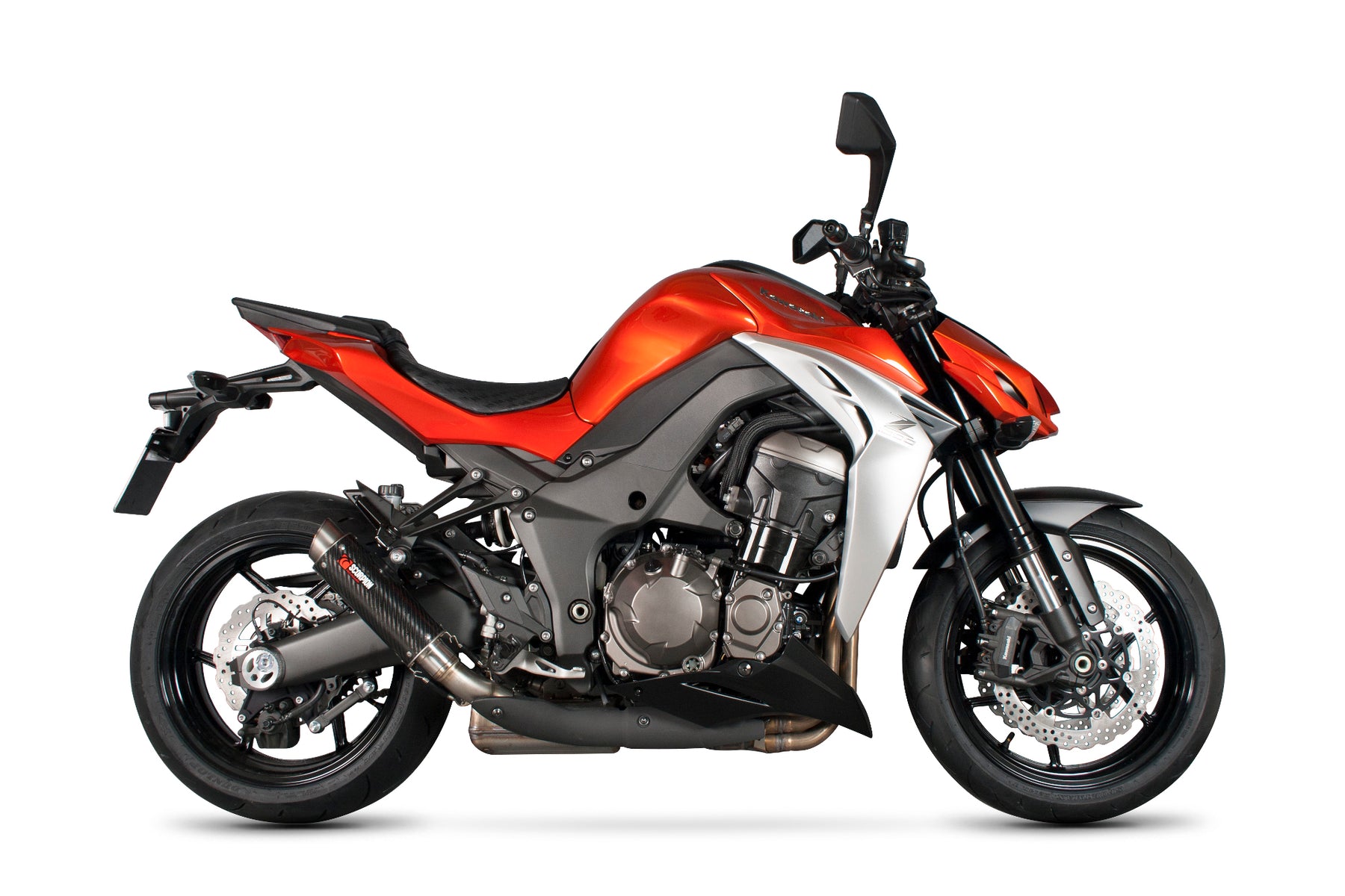 Kawasaki Z 1000 (2014–2016) Scorpion Exhaust RP-1 GP Slip-on Pair - Carbon Fibre