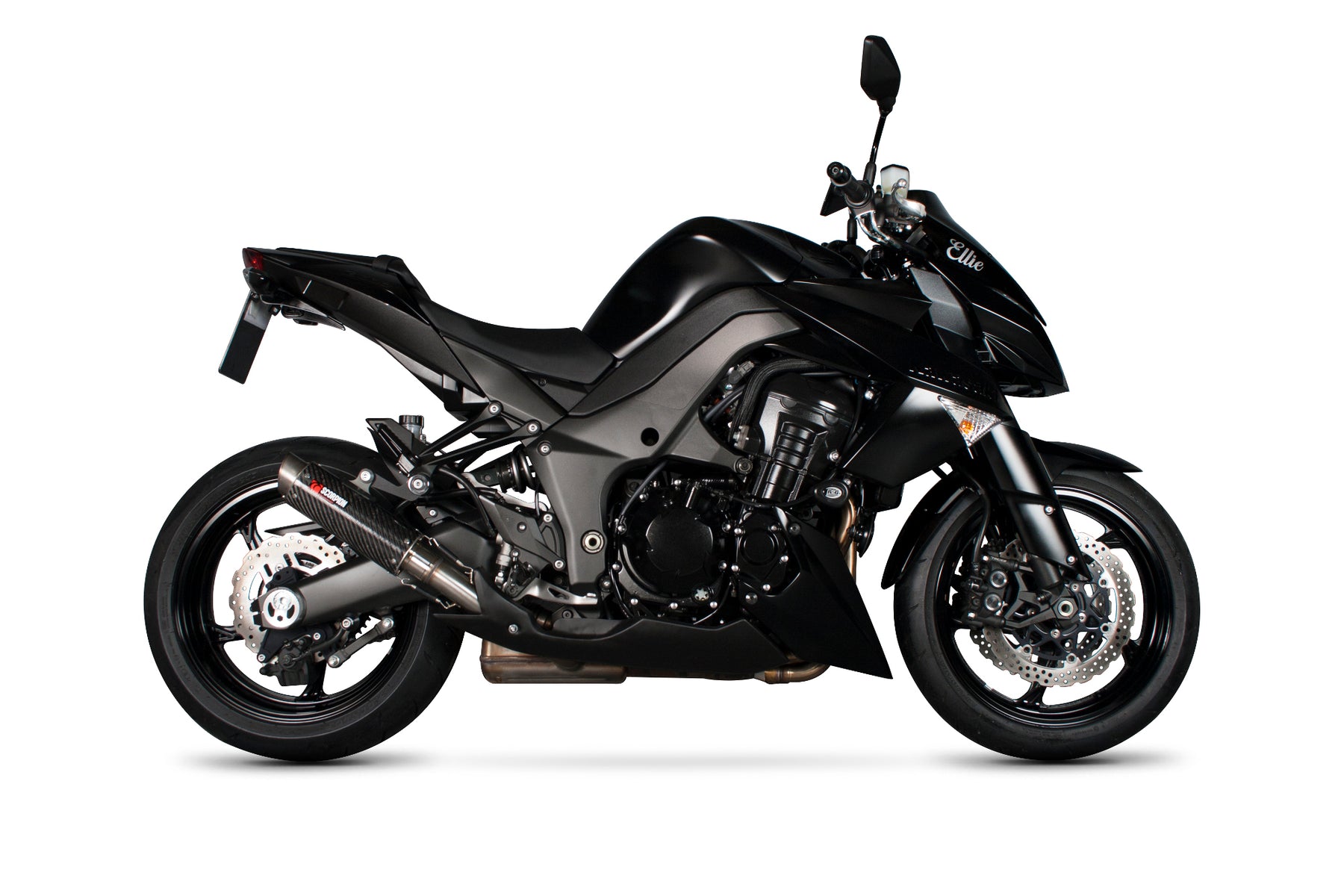 Kawasaki Z 1000 (2010–2013) Scorpion Exhaust RP-1 GP Slip-on Pair - Carbon Fibre