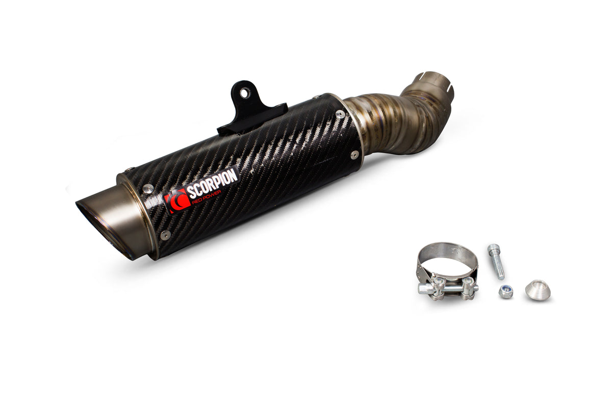 Kawasaki Ninja ZX-10R / ZX-10RR SE (2016–2020) Scorpion Exhaust RP-1 GP Slip-on - Carbon Fibre