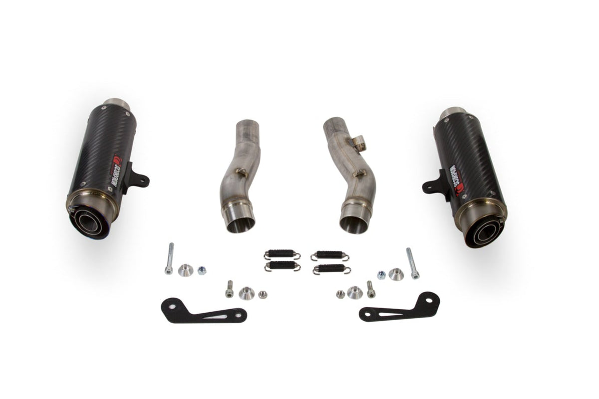 Kawasaki Z 1000 SX (2014–2016) Scorpion Exhaust RP-1 GP Slip-on Pair - Carbon Fibre
