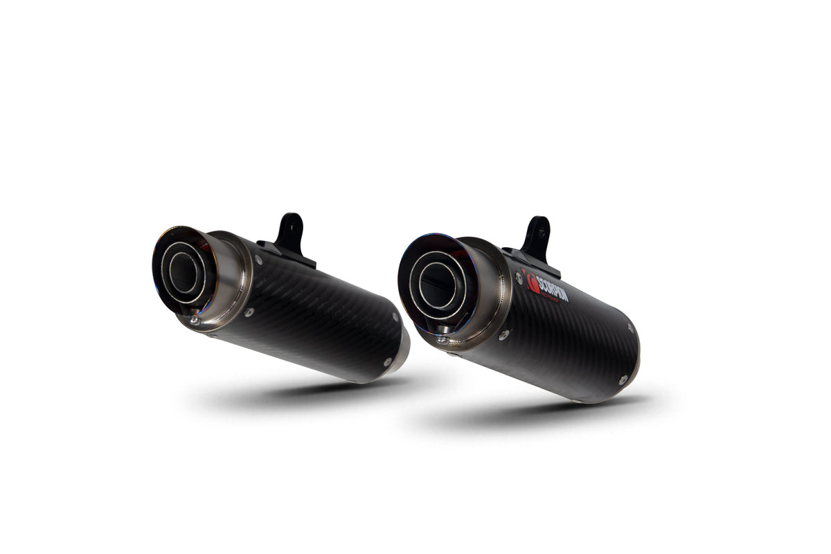 Kawasaki Z 1000 (2017–2020) Scorpion Exhaust RP-1 GP Slip-on Pair - Carbon Fibre