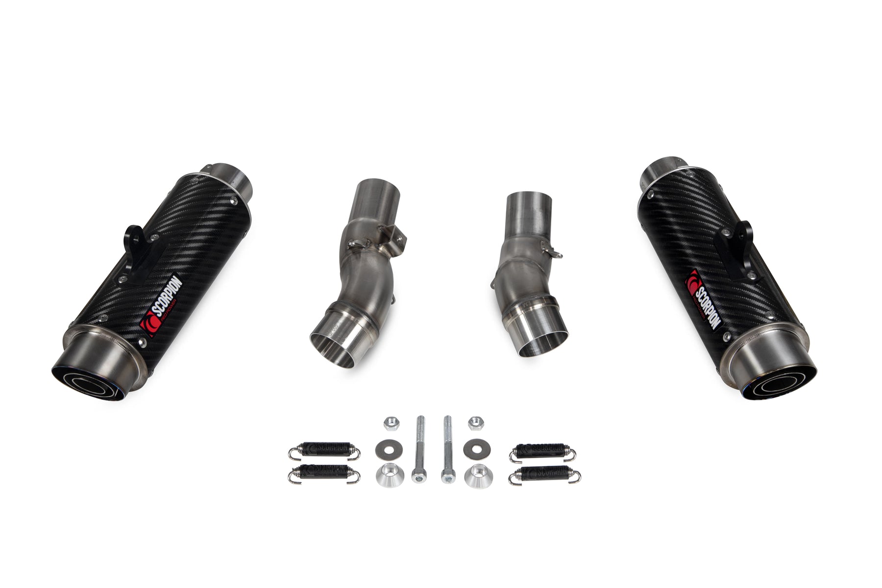 Kawasaki Z 1000 (2017–2020) Scorpion Exhaust RP-1 GP Slip-on Pair - Carbon Fibre