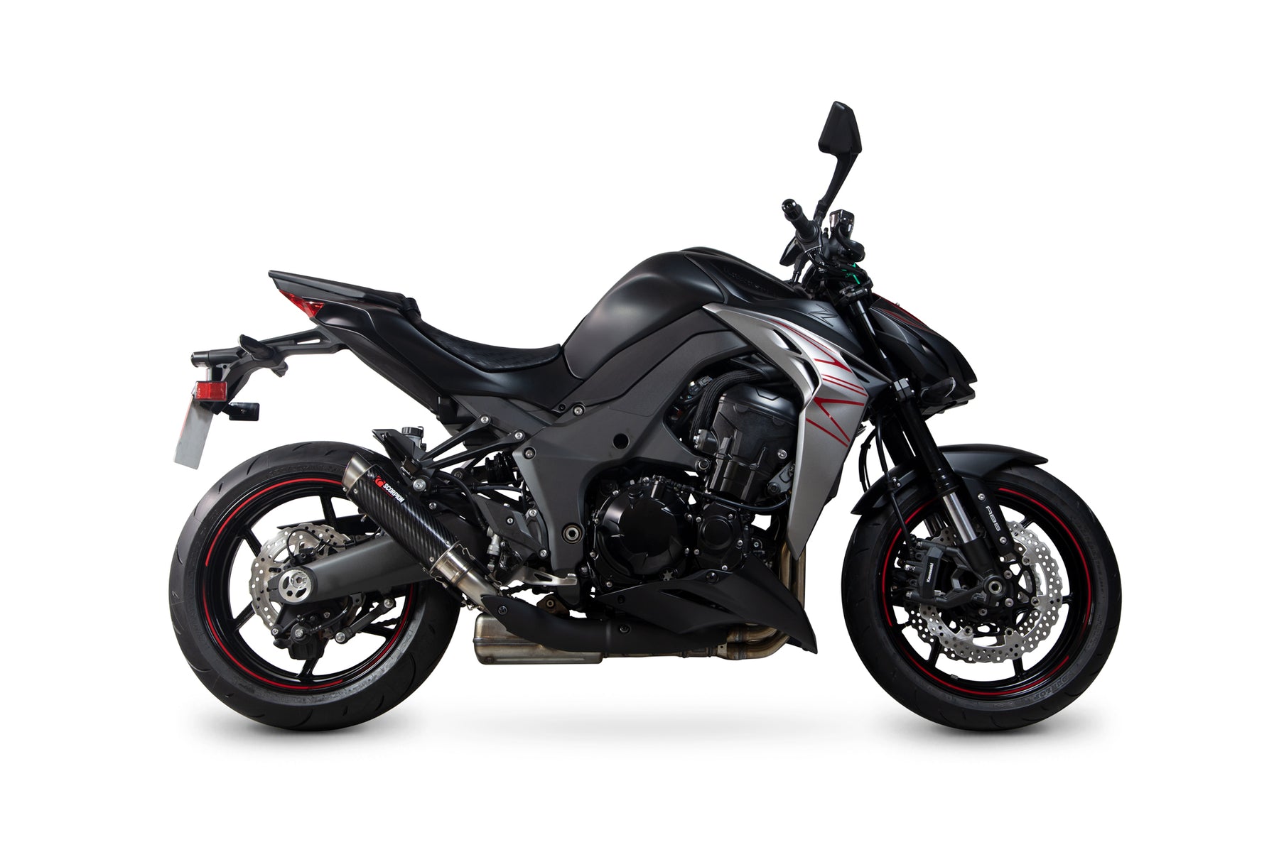 Kawasaki Z 1000 (2017–2020) Scorpion Exhaust RP-1 GP Slip-on Pair - Carbon Fibre