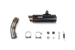 Kawasaki Ninja ZX-4RR (2023–2025) Scorpion Exhaust RP-1 GP Slip-on - Carbon Fibre