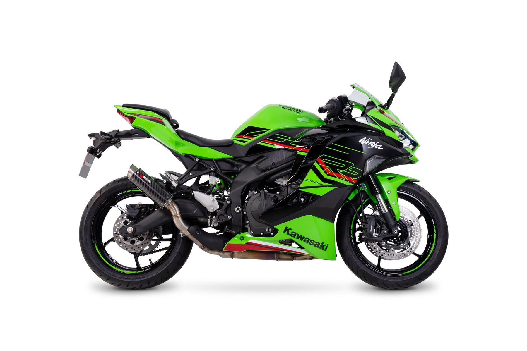 Kawasaki Ninja ZX-4RR (2023–2025) Scorpion Exhaust RP-1 GP Slip-on - Carbon Fibre