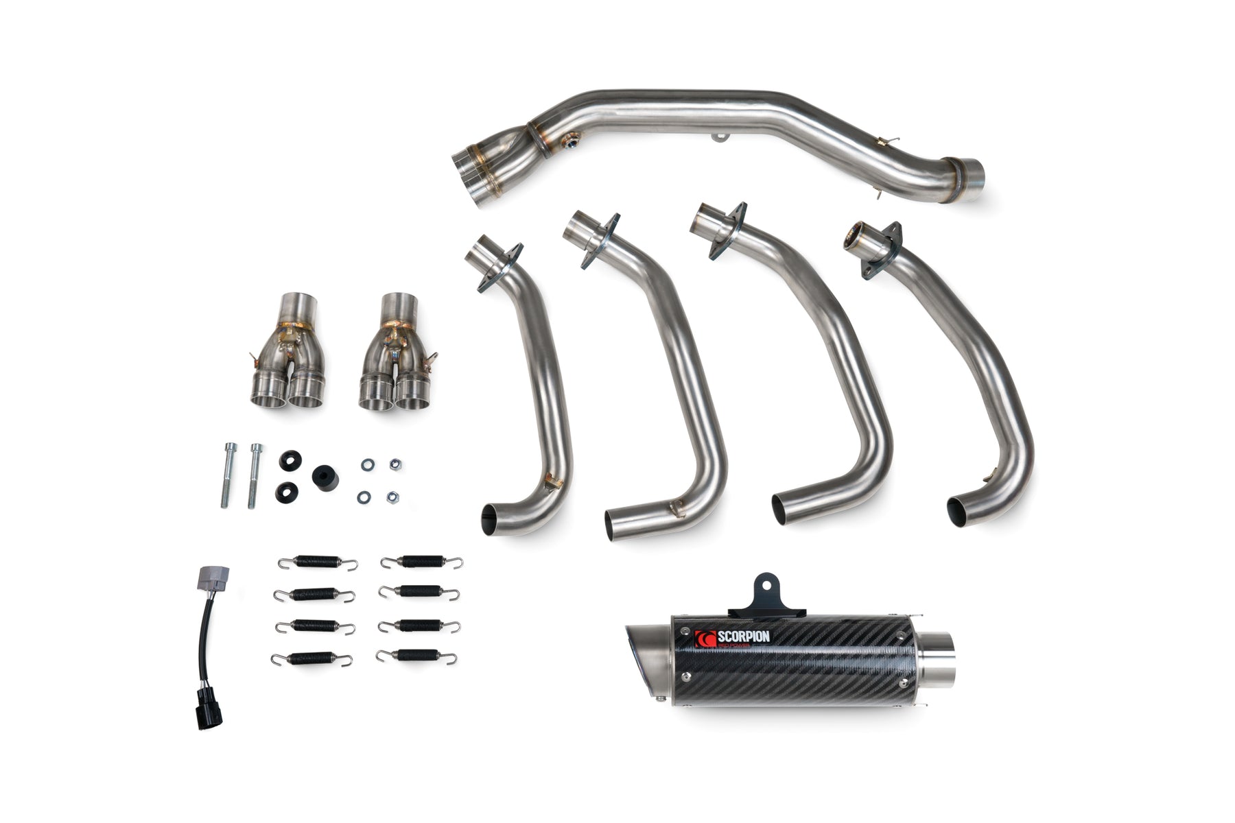 Kawasaki Ninja ZX-4RR (2023–2025) Scorpion Exhaust RP-1 GP Full System - Carbon Fibre