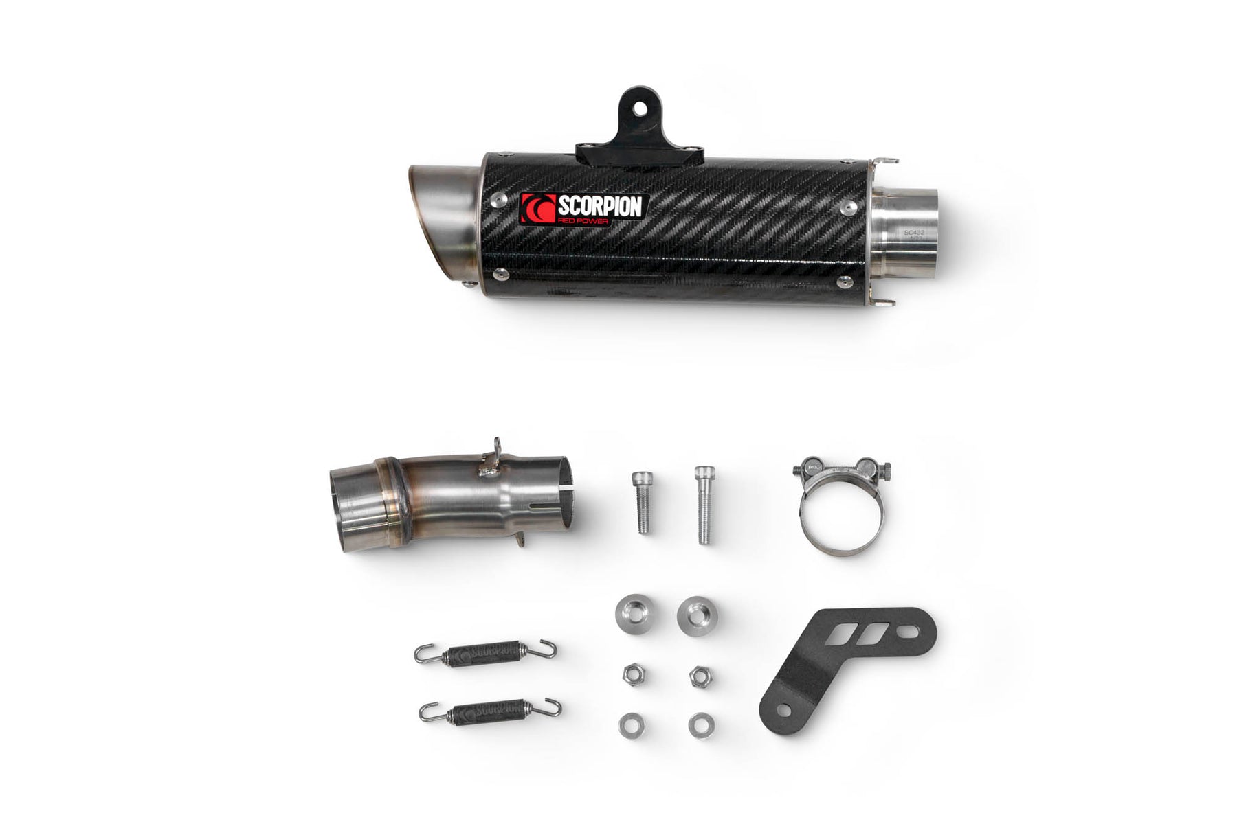 Kawasaki Ninja 500 Euro 5 (2024–2025) Scorpion Exhaust RP-1 GP Slip-on - Carbon Fibre