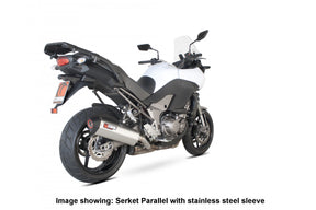 Kawasaki Versys 1000 (2012–2014) Scorpion Exhaust Serket Parallel Slip-on - Carbon Fibre