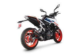 KTM 125 Duke, Euro 5 (2021-2023) SCORPION Exhaust Serket Taper Slip-on – Carbon Fibre