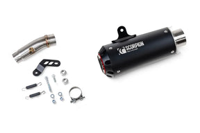 Kawasaki Ninja 7 Hybrid / Z7 Hybrid (2024-2026) SCORPION Exhaust Red Power Slip-on – Black Ceramic
