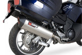 Kawasaki GTR 1400 (2007–2018) Scorpion Exhaust Serket Parallel Slip-on - Brushed Stainless