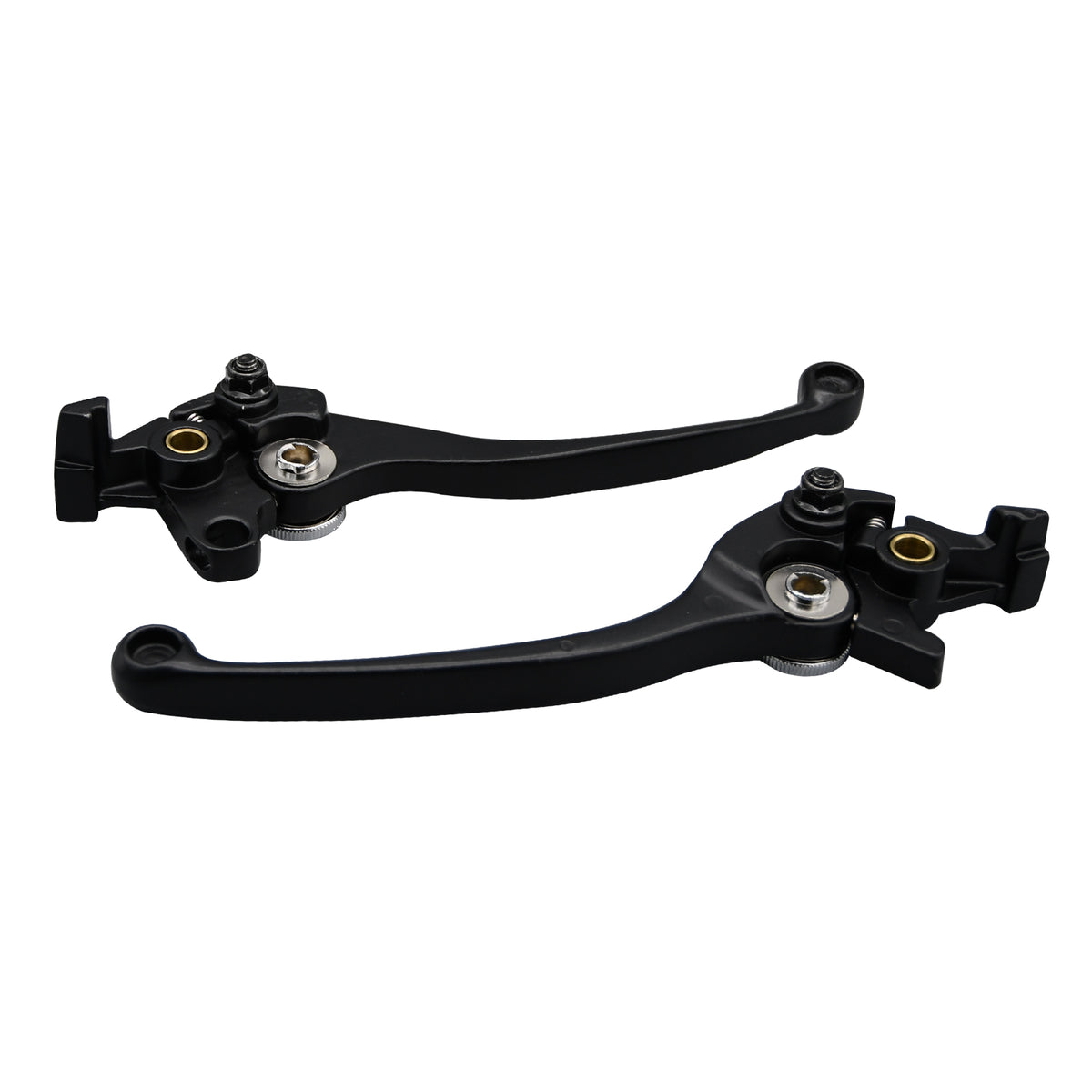 Bike It OEM Motorcycle Lever Set Matt Black Replacement #Y03