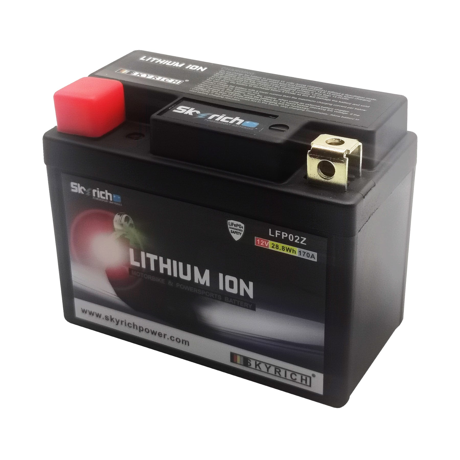 SkyRich Lithium Ion 12V 2.4Ah Battery LFP02Z Replaces BR98